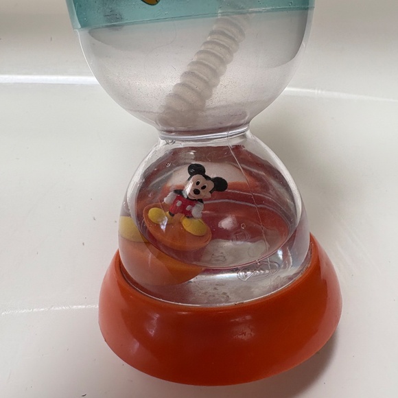 Disney Mickey orange Plastic Adventures Drinking Cup with Lid - Picture 3 of 11